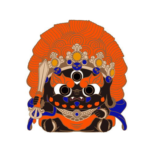 結日STICKER 不動明王